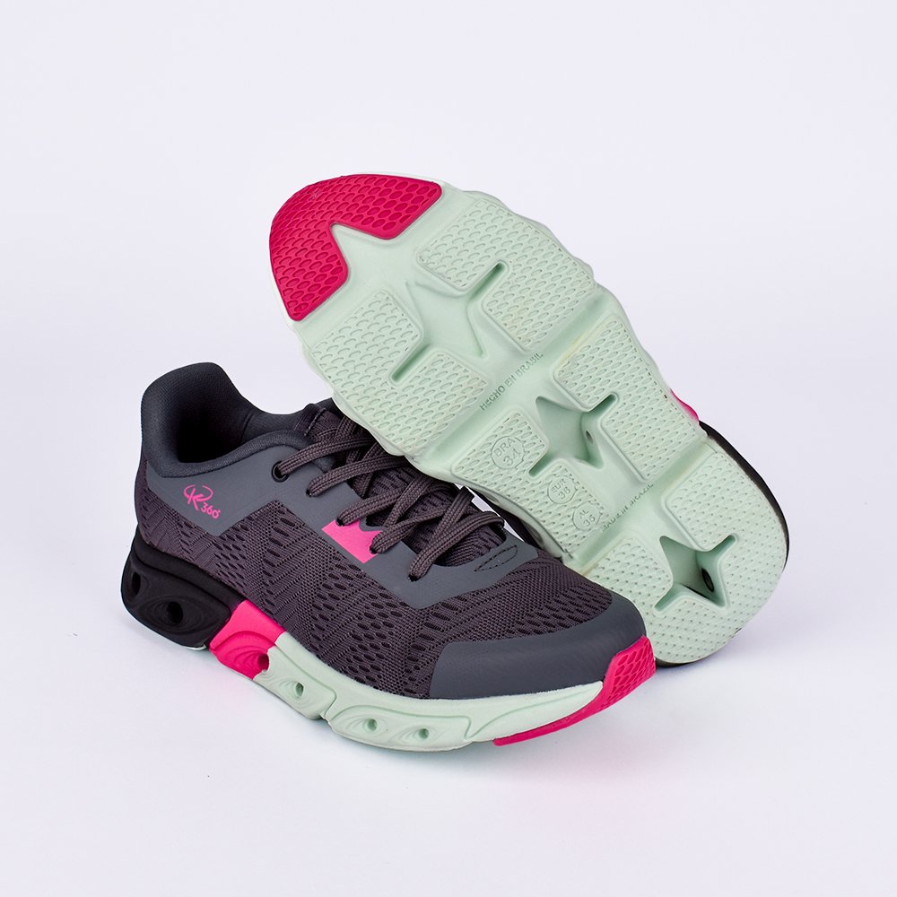 Tenis Infantil K360 Energy Impulso Preto e Amarelo Neon- Estilo e Performance Preto/Amarelo Neon 4