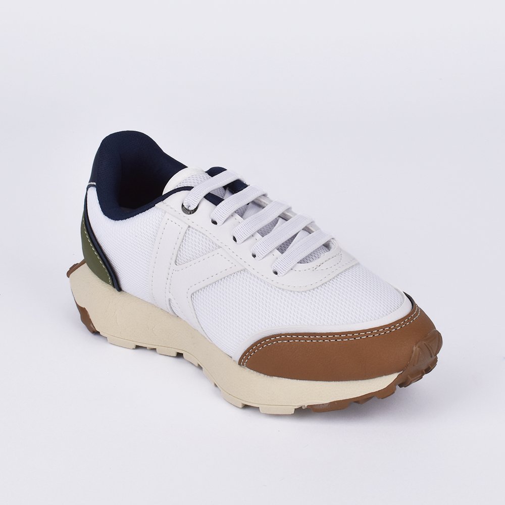 Tenis Infantil K360 Jogger Conforto e Amortecimento Azul Marinho e Verde Azul Marinho/Verde 2