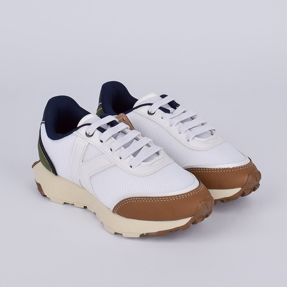 Tenis Infantil K360 Jogger Conforto e Amortecimento Azul Marinho e Verde Azul Marinho/Verde 3