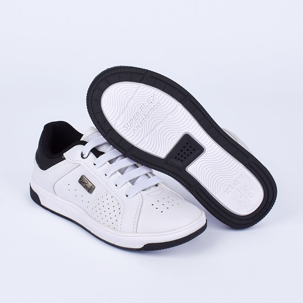Tenis Infantil K360 Casual Conforto Branco - Leve e Atemporal Branco 4
