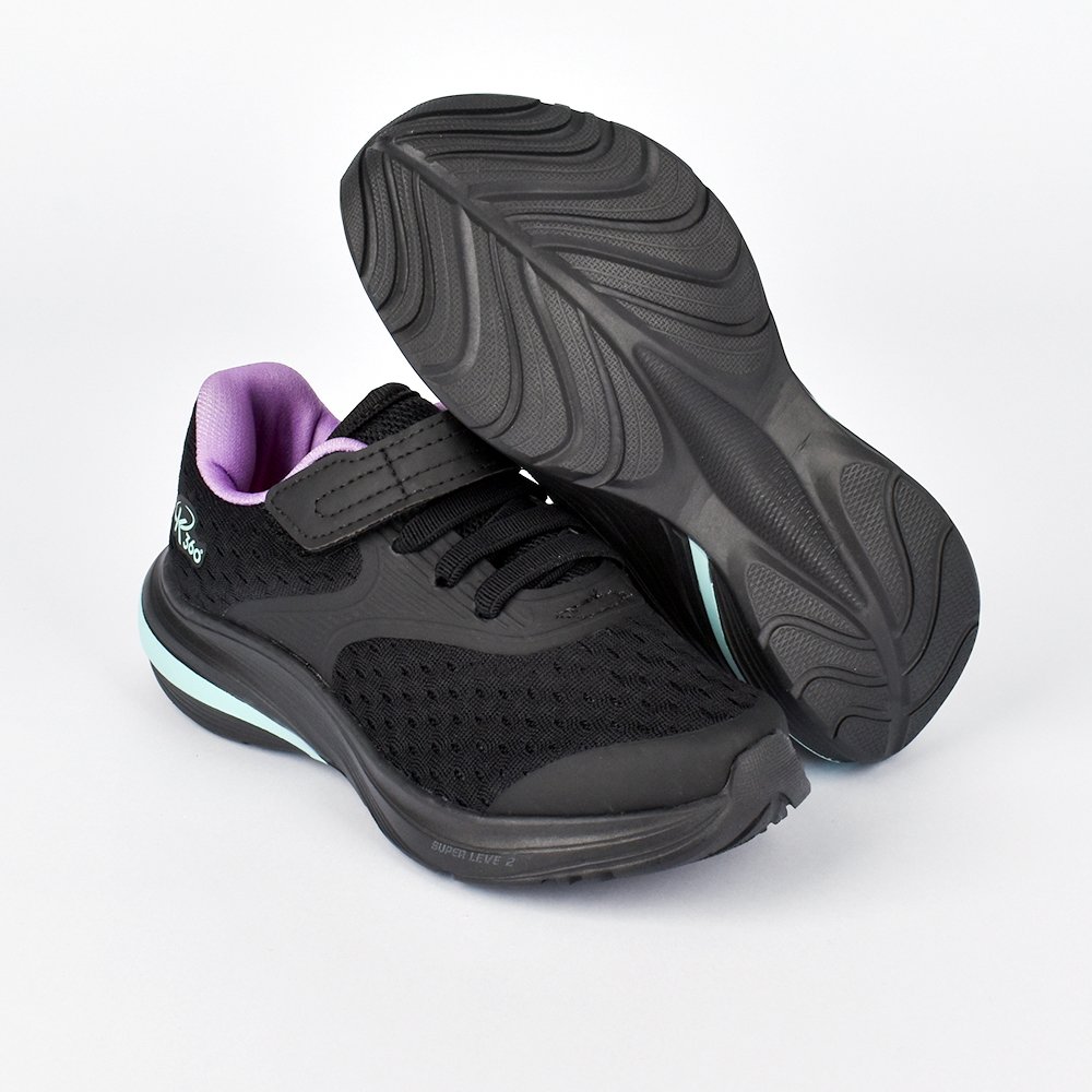 Tenis Infantil K-360 Super Leve 2 Esportivo Preto e Verde Preto/Verde 4