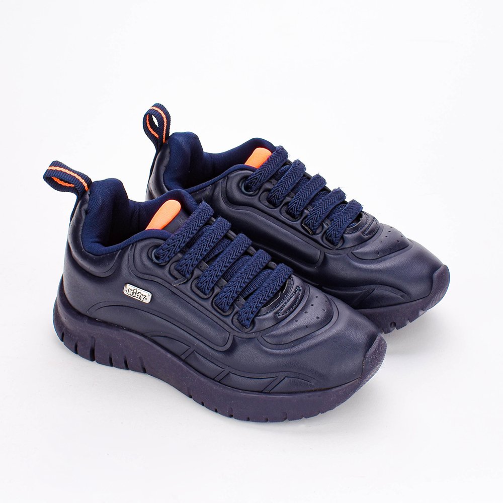 Tenis Infantil Menino Kidy Ultra Flex Calce Facil Azul Marinho Azul Marinho 3