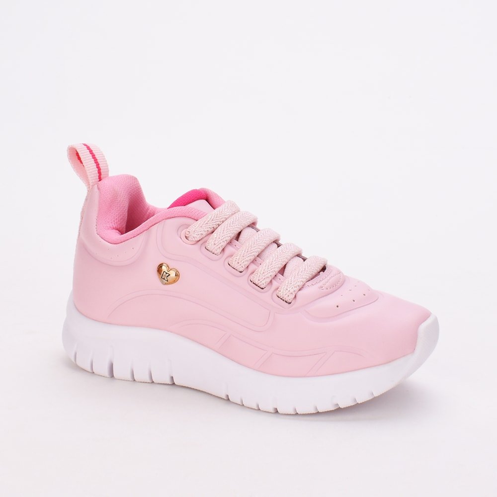 Tenis Infantil Menina Kidy Ultra Flex Calce Facil Rosa Nude/Rosa 2