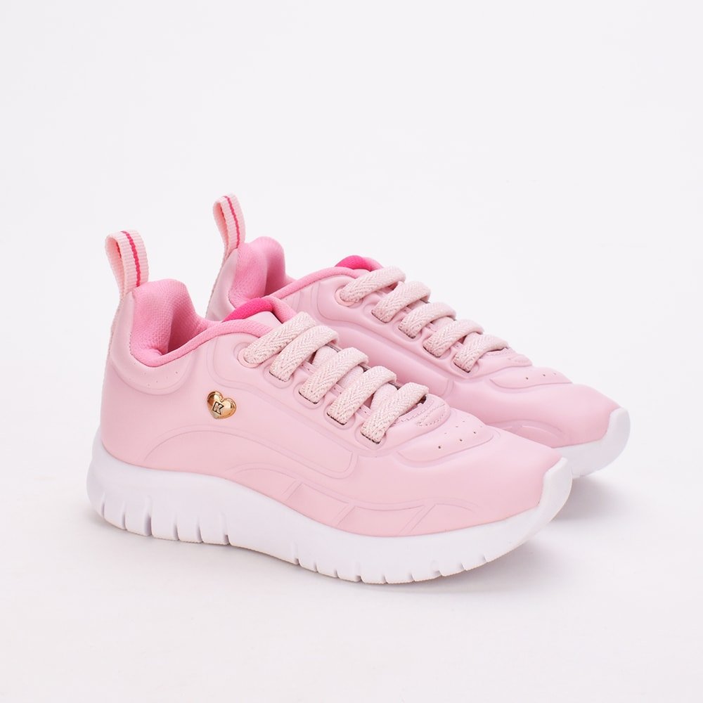 Tenis Infantil Menina Kidy Ultra Flex Calce Facil Rosa Nude/Rosa 3