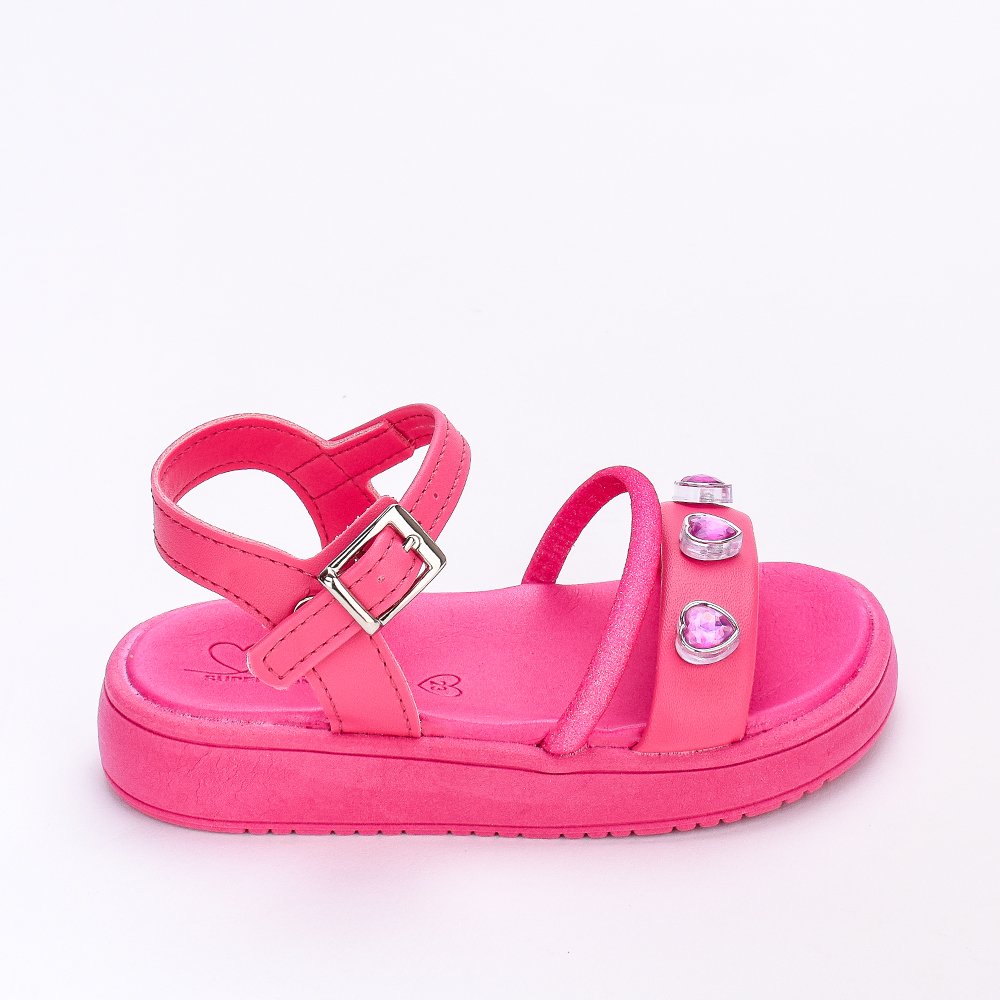 Sandalia Infantil Kidy Flat Form com Boneca Surpresa Pink Pink 3