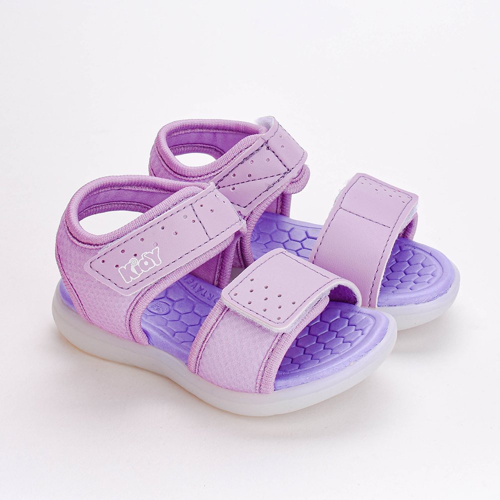 Sandalia Infantil Menina Led Kidy Light Lilas Lilás 3