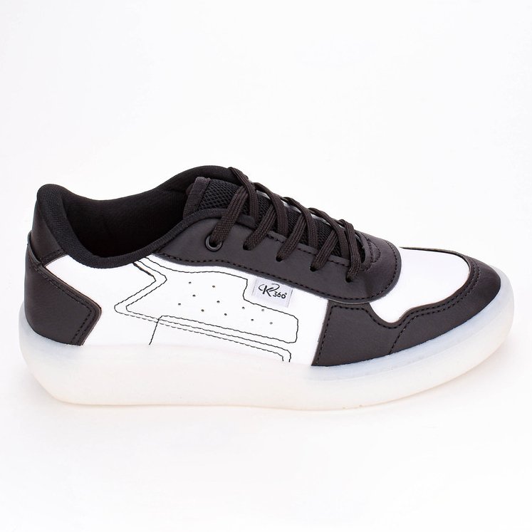 TENIS RODINHA PRETO/BRANCO Kidy Preto/Branco 3