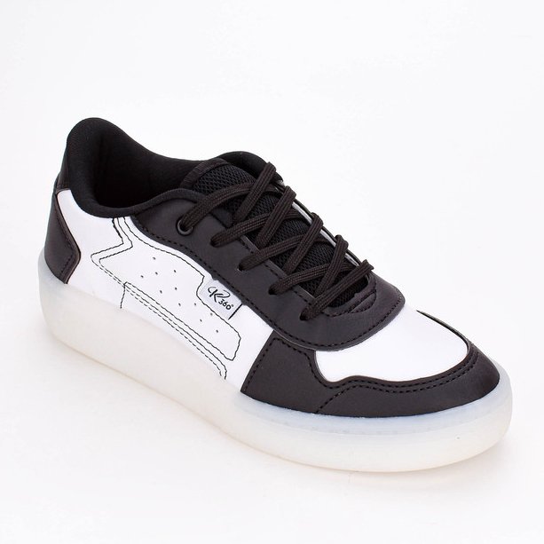 TENIS RODINHA PRETO/BRANCO Kidy Preto/Branco 4