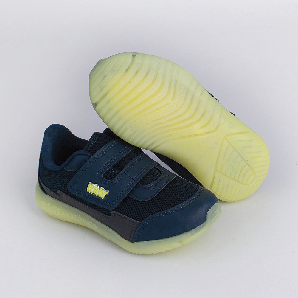 TENIS KIDY FLEX LIGHT MARINHO/GRAFITE/LEMON Kidy Marinho/Grafite/Lemon 4