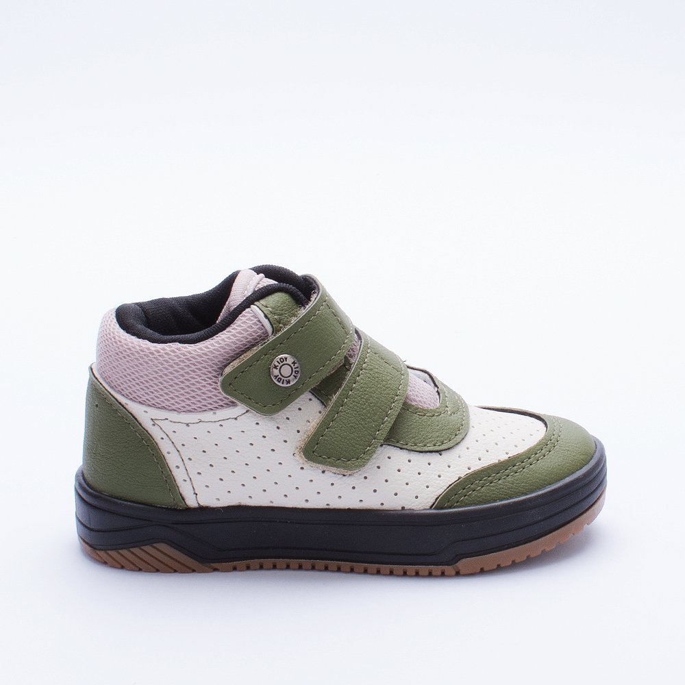 TENIS KIDY HAPPY VERDE MILITAR/BEGE Verde Militar/Bege 4