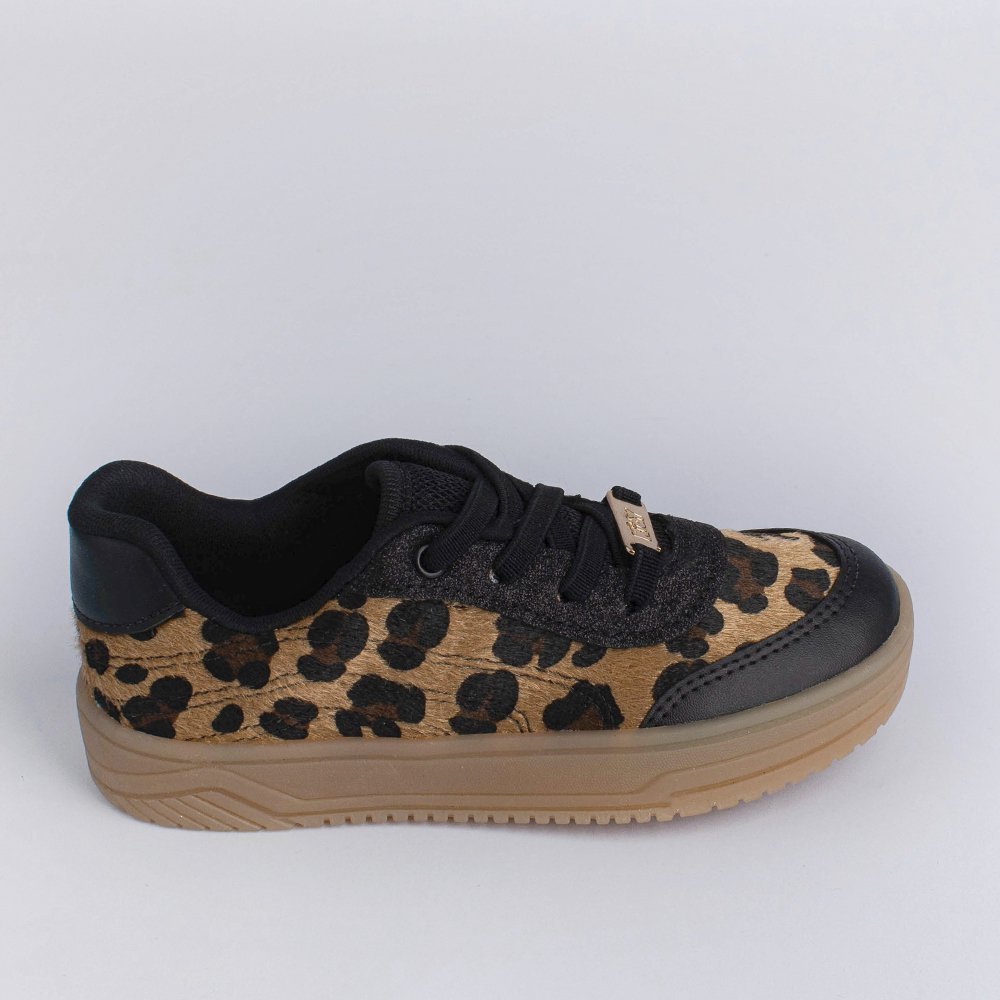 TENIS KIDY HAPPY PRETO/ONCA 