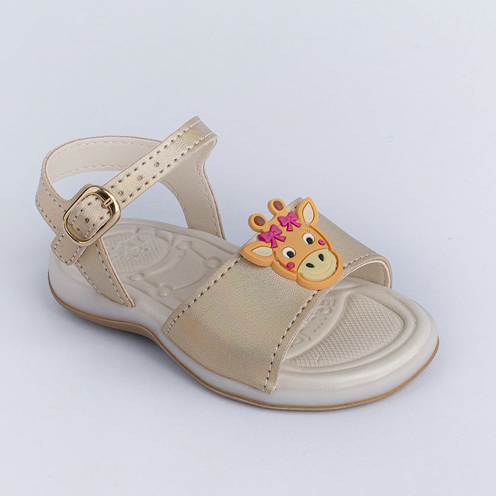 SANDALIA KIDY BABY EQUILIBRIO OURO Kidy Ouro 2