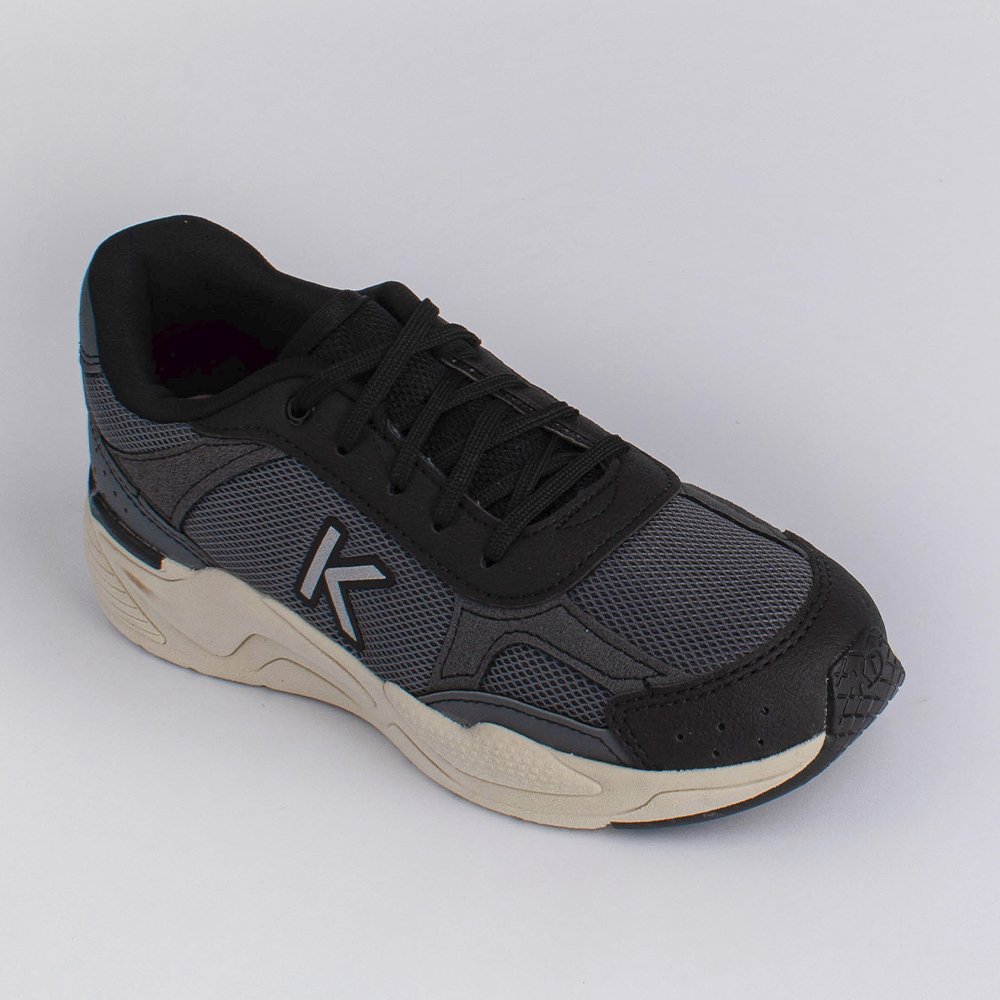 TENIS K360 RETRO PRETO/GRAFITE Kidy