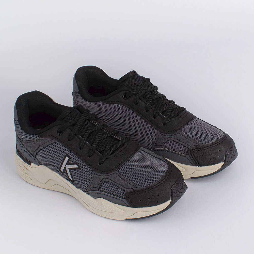 TENIS K360 RETRO PRETO/GRAFITE Kidy Preto/Grafite 2