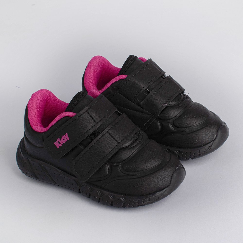 TENIS KIDY EQUILIBRIO PRETO/PINK Kidy