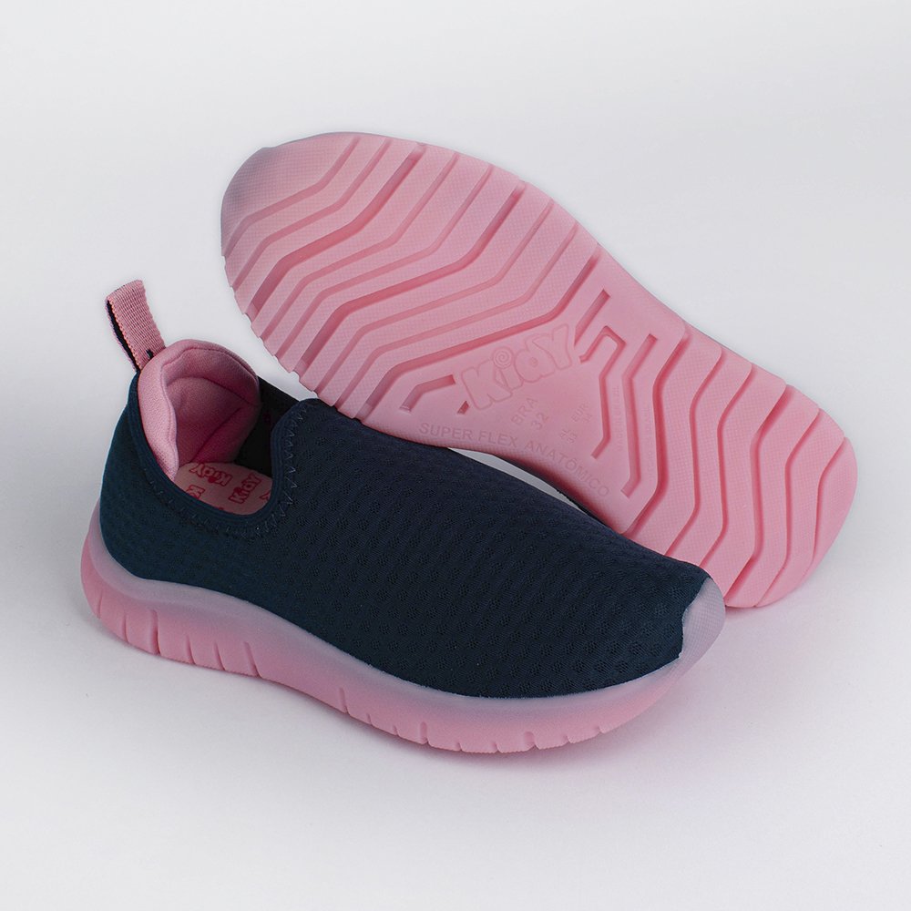TENIS KIDY ULTRA FLEX MARINHO/ROSA Marinho/Rosa 4