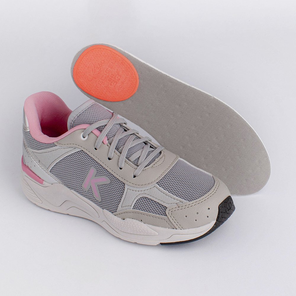 TENIS K360 RETRO CINZA/ROSA Kidy Cinza/Rosa 4