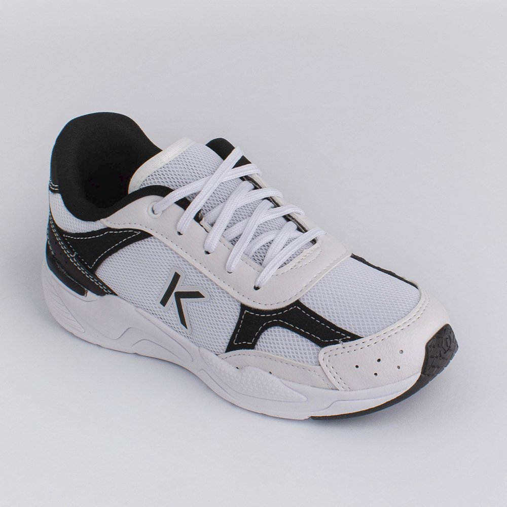 TENIS K360 RETRO BRANCO/PRETO Kidy Branco/Preto 2