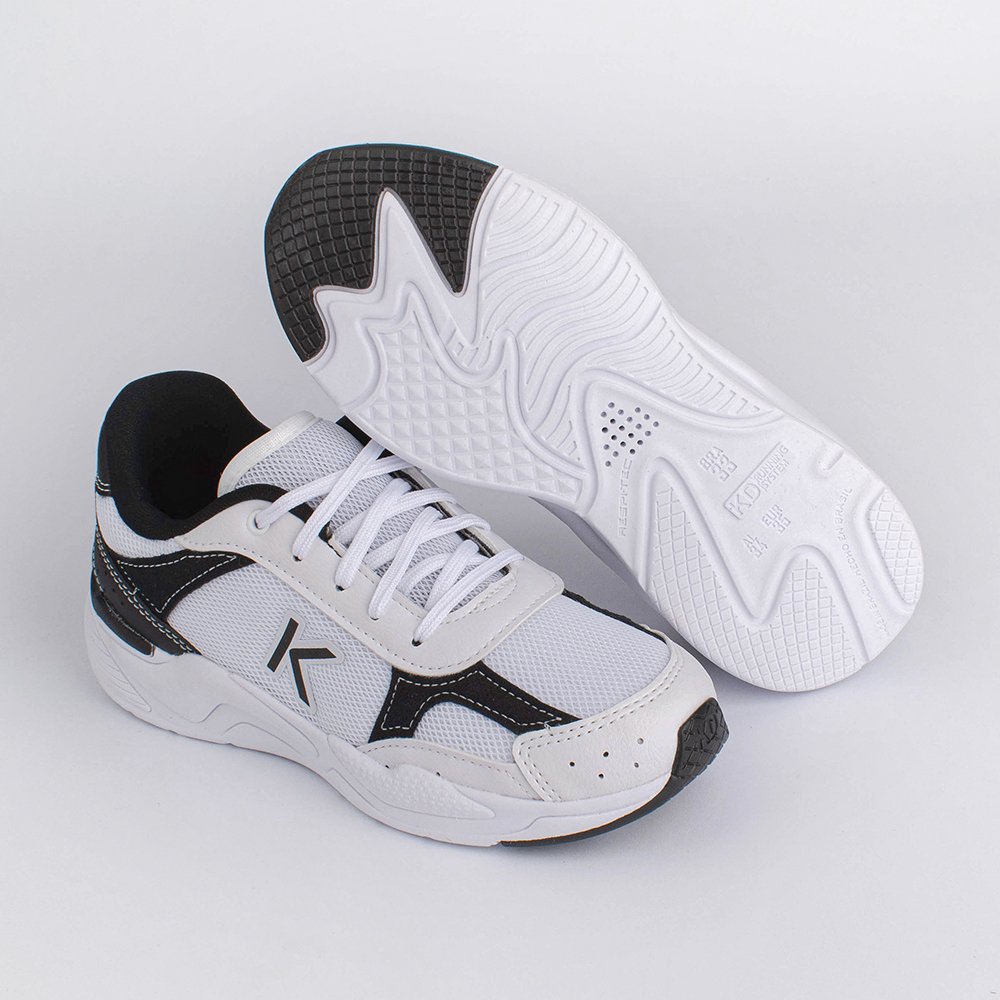 TENIS K360 RETRO BRANCO/PRETO Kidy Branco/Preto 4