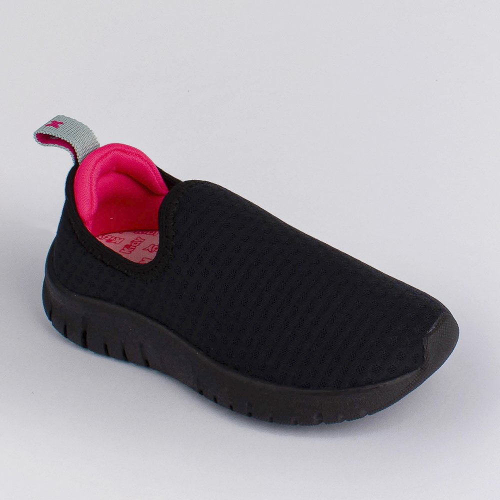 TENIS KIDY ULTRA FLEX PRETO/PINK NEON Kidy Preto/Pink Neon 2