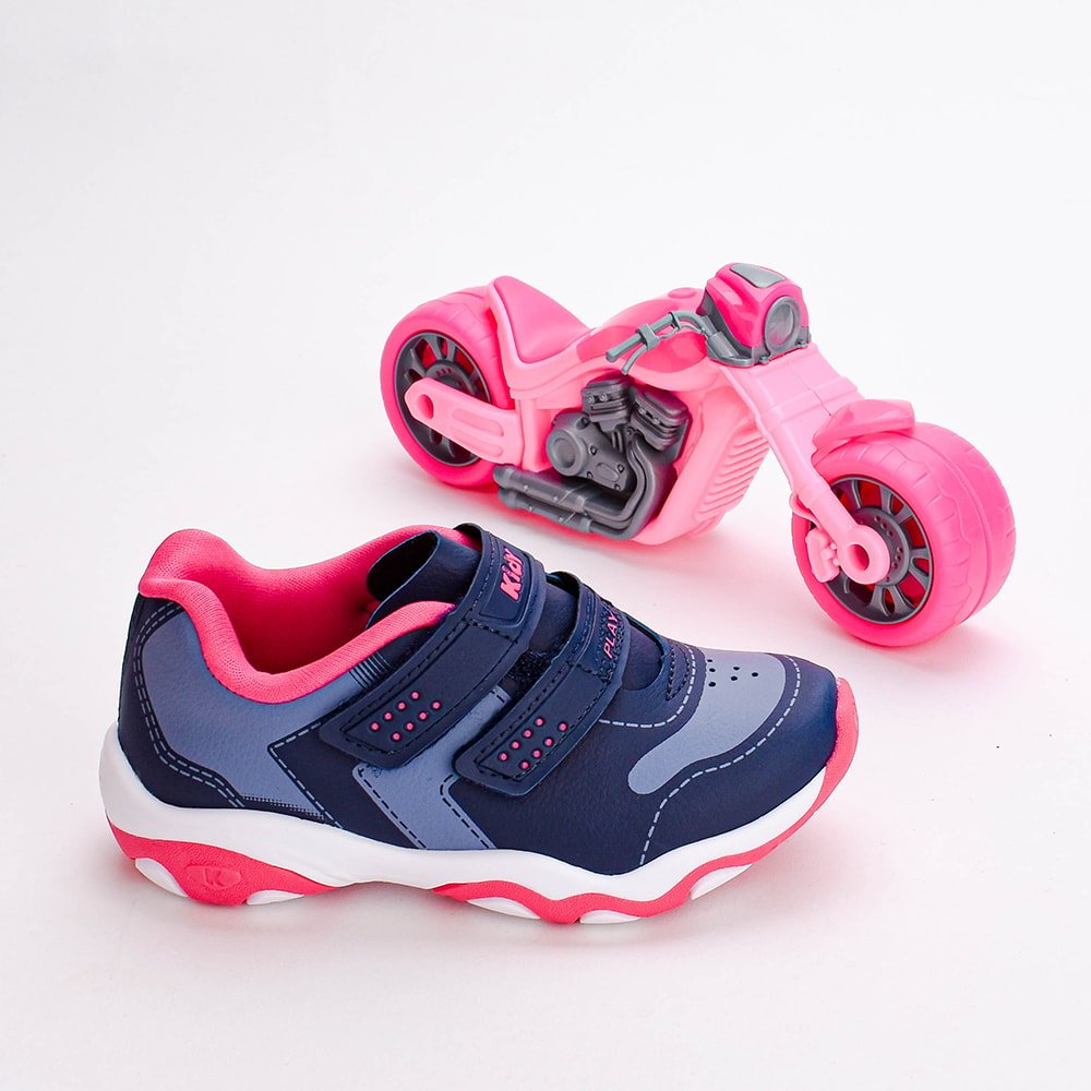 TENIS KIDY PLAY RESPITEC MARINHO/AZUL PINK  Marinho/Azul/Pink 6