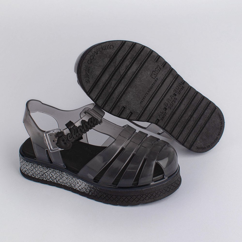 SANDALIA KIDY GLOSS PRETO  Preto 2