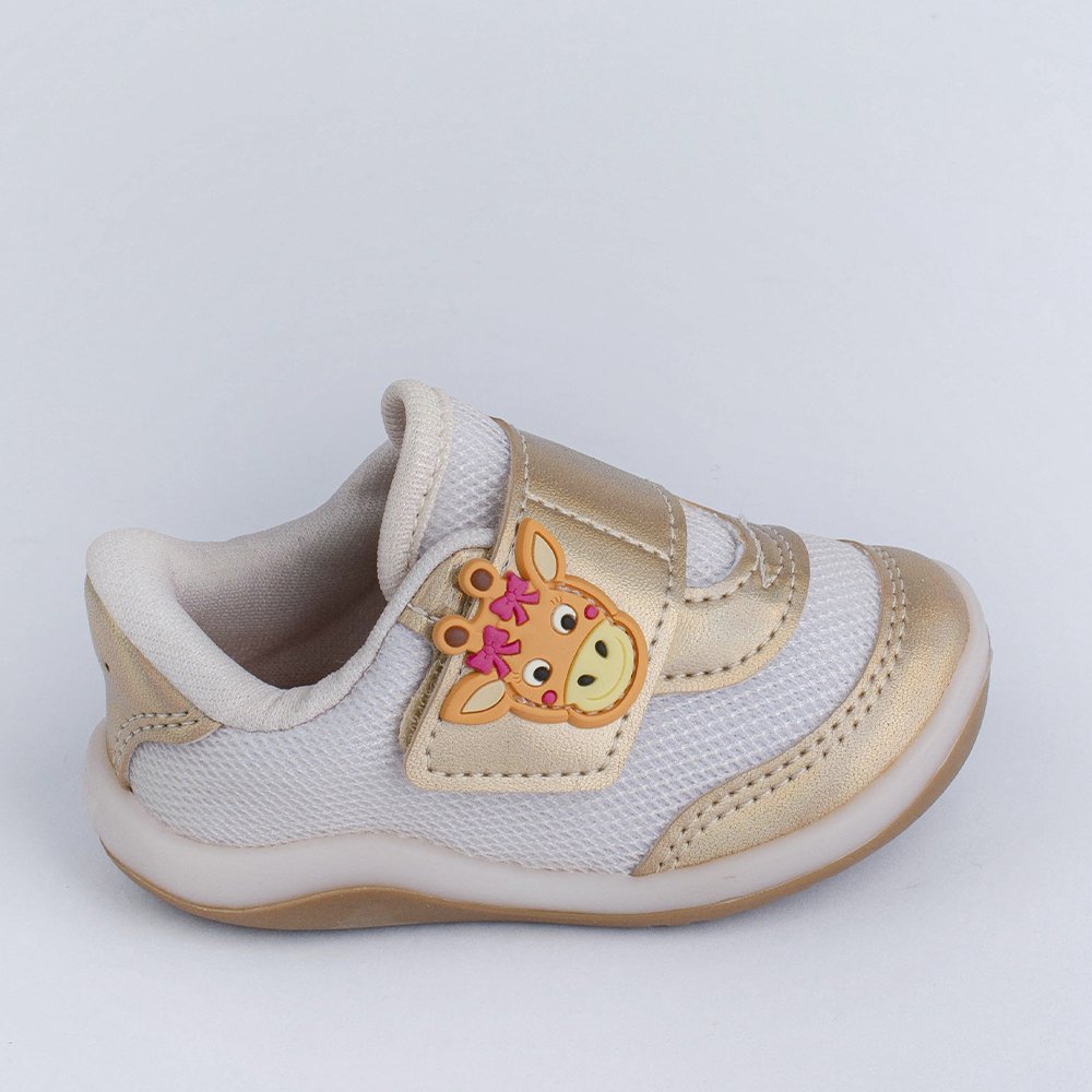 TENIS KIDY COLORS EQUILIBRIO OURO 