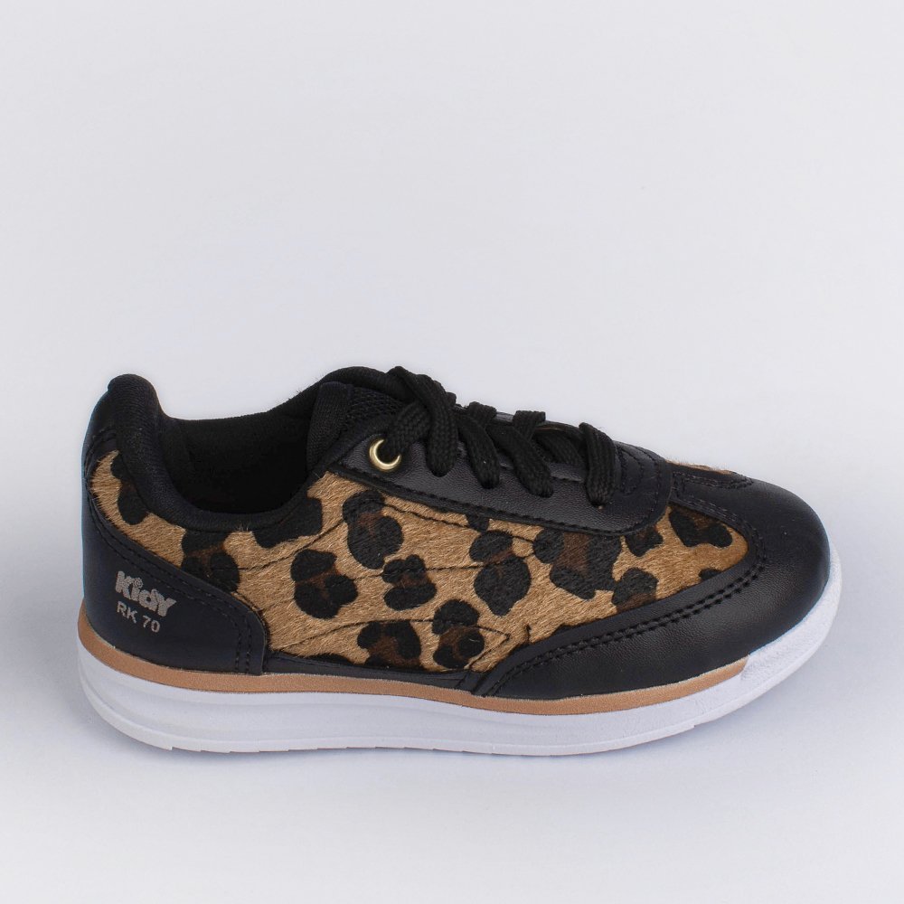 TENIS RK 70 PRETO/ONCA Kidy