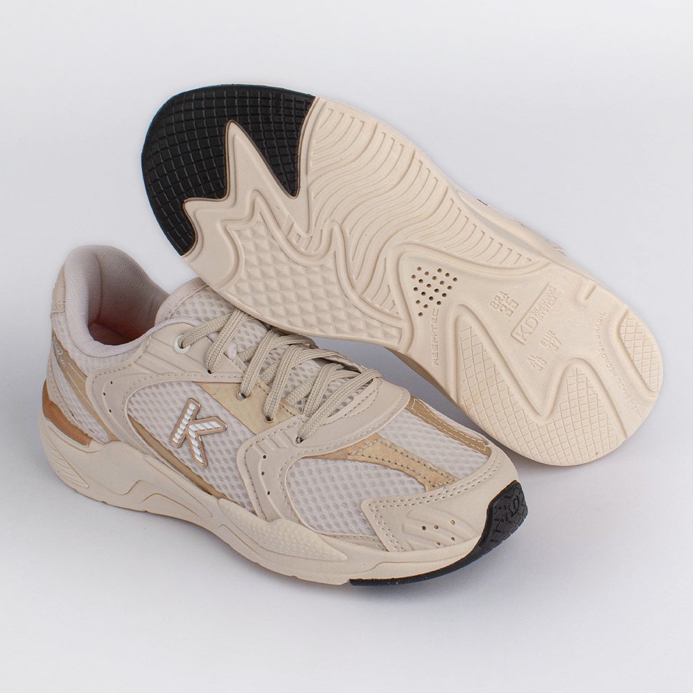 TENIS K360 RETRO MARFIM/OURO Kidy Marfim/Ouro 3
