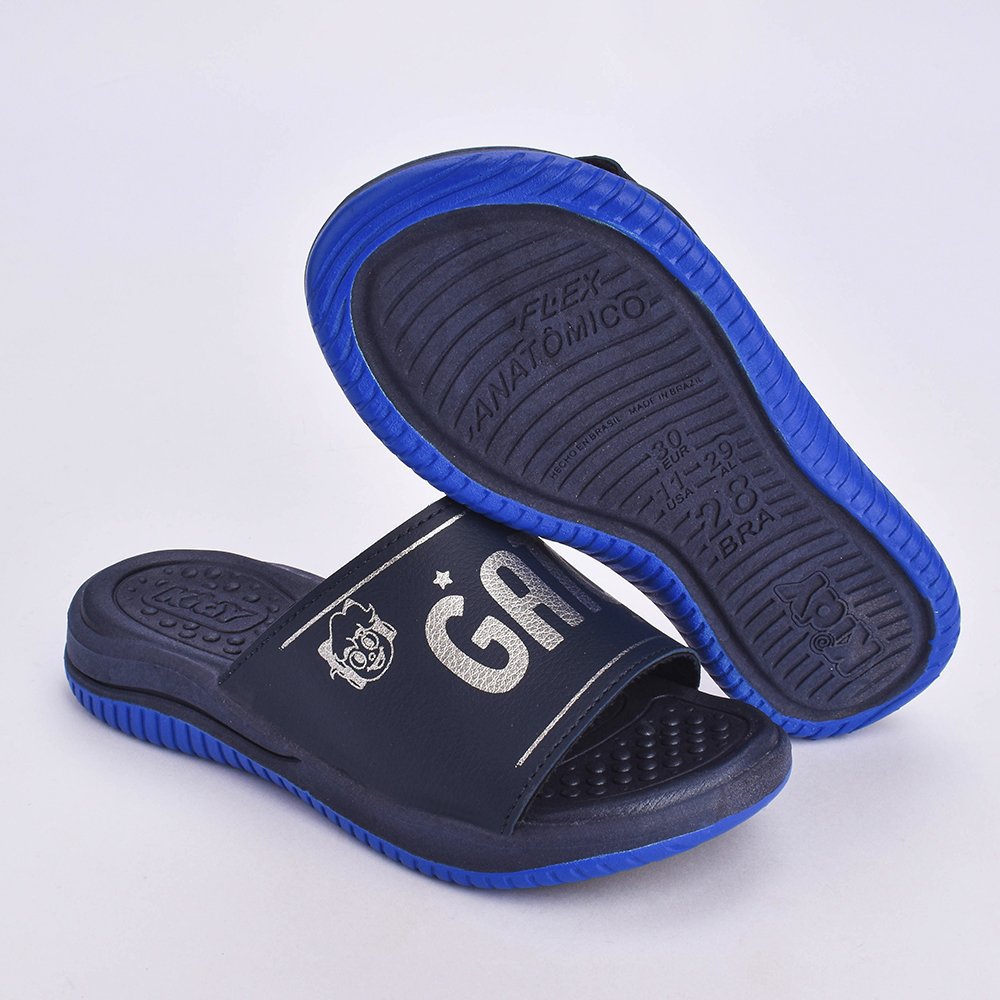 SANDALIA KIDY FLY  MARINHO/PRATA Kidy Azul 4