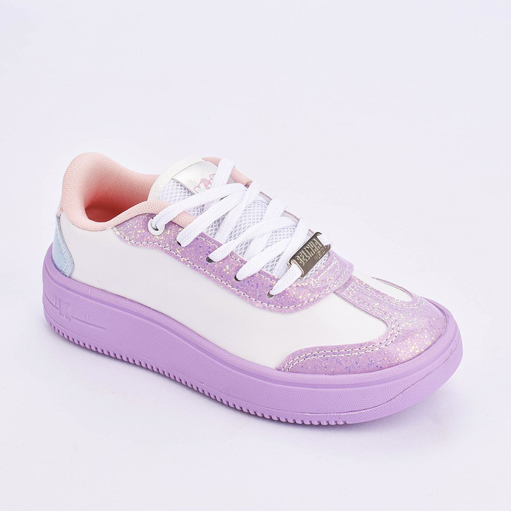 TENIS K360 NOVA YORK BRANCO/LILAS Kidy Branco/Lilás 2