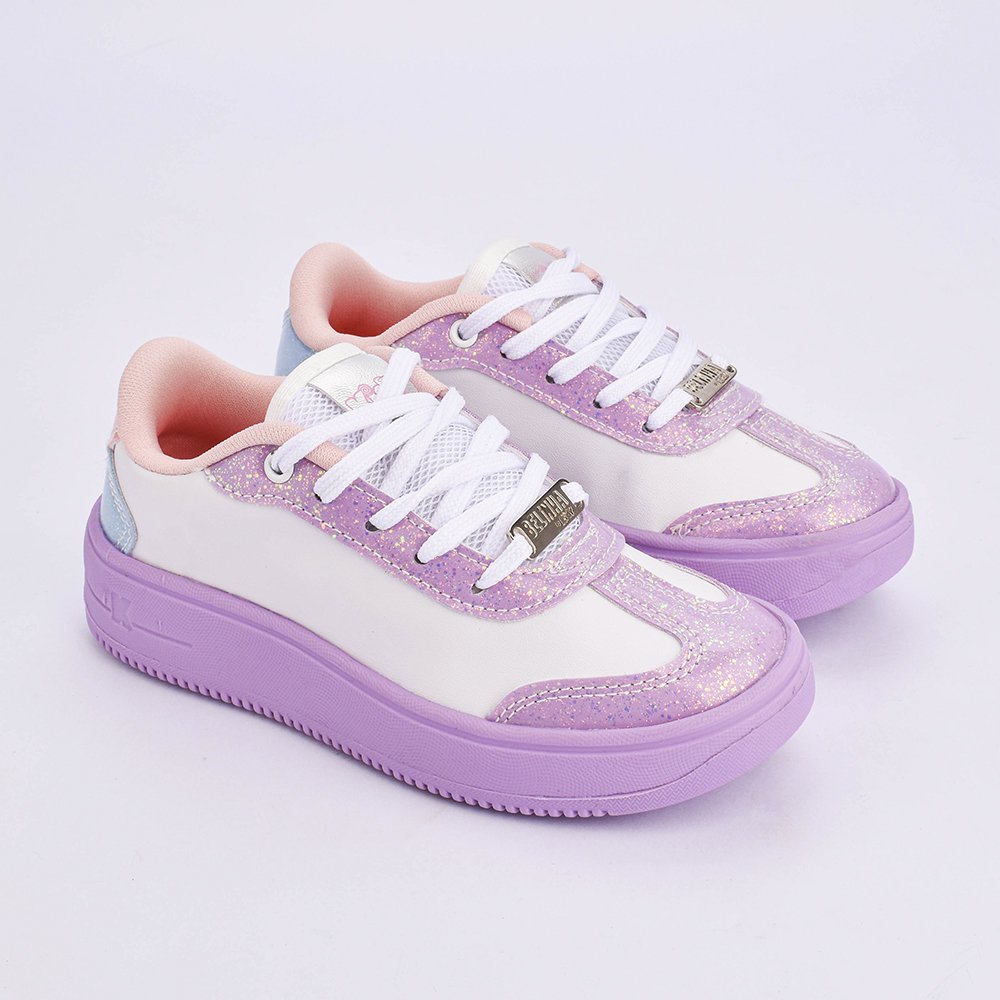 TENIS K360 NOVA YORK BRANCO/LILAS Kidy Branco/Lilás 3