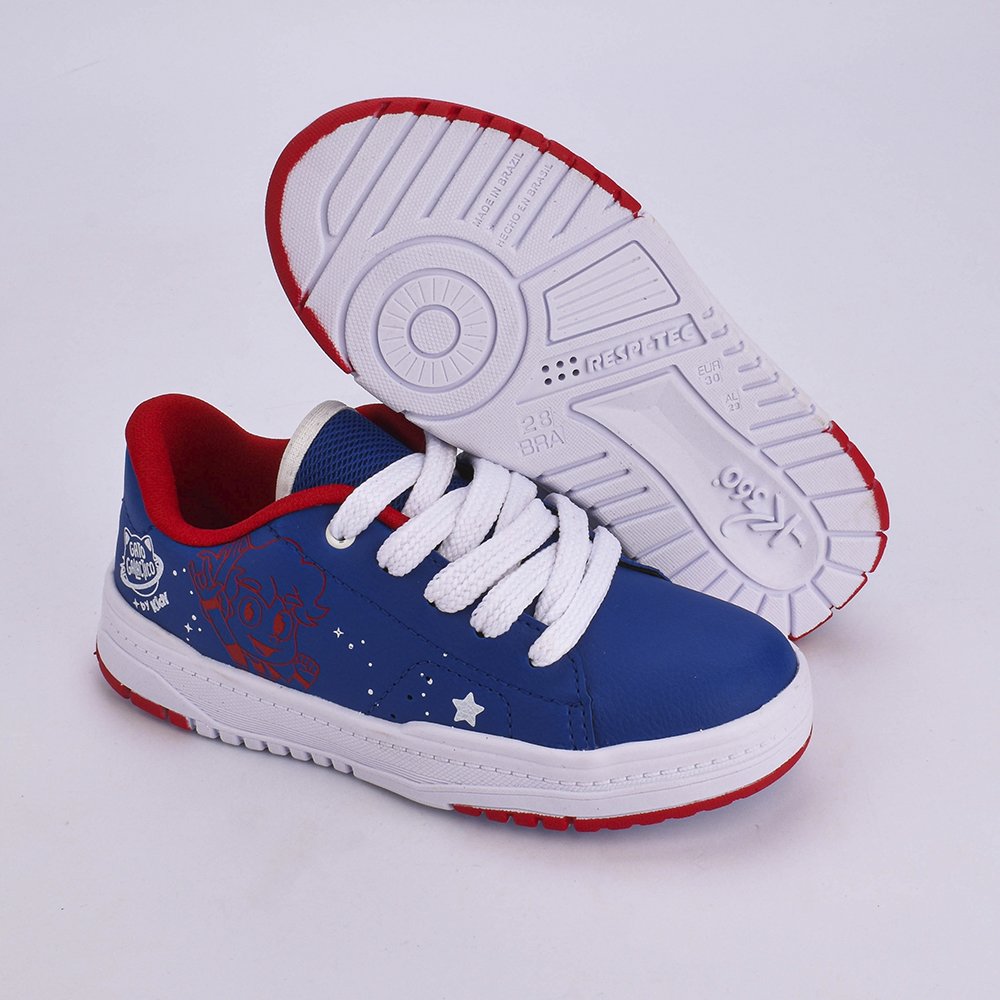 TENIS K360 ESTILO RESPITEC AZUL ROYAL/VERMELHO/BRANCO Kidy Azul/Vermelho 4