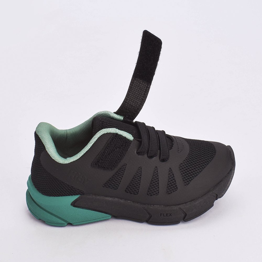 TENIS KIDY ENERGY BABY RESPITEC PRETO/VERDE Kidy Preto/Verde 4