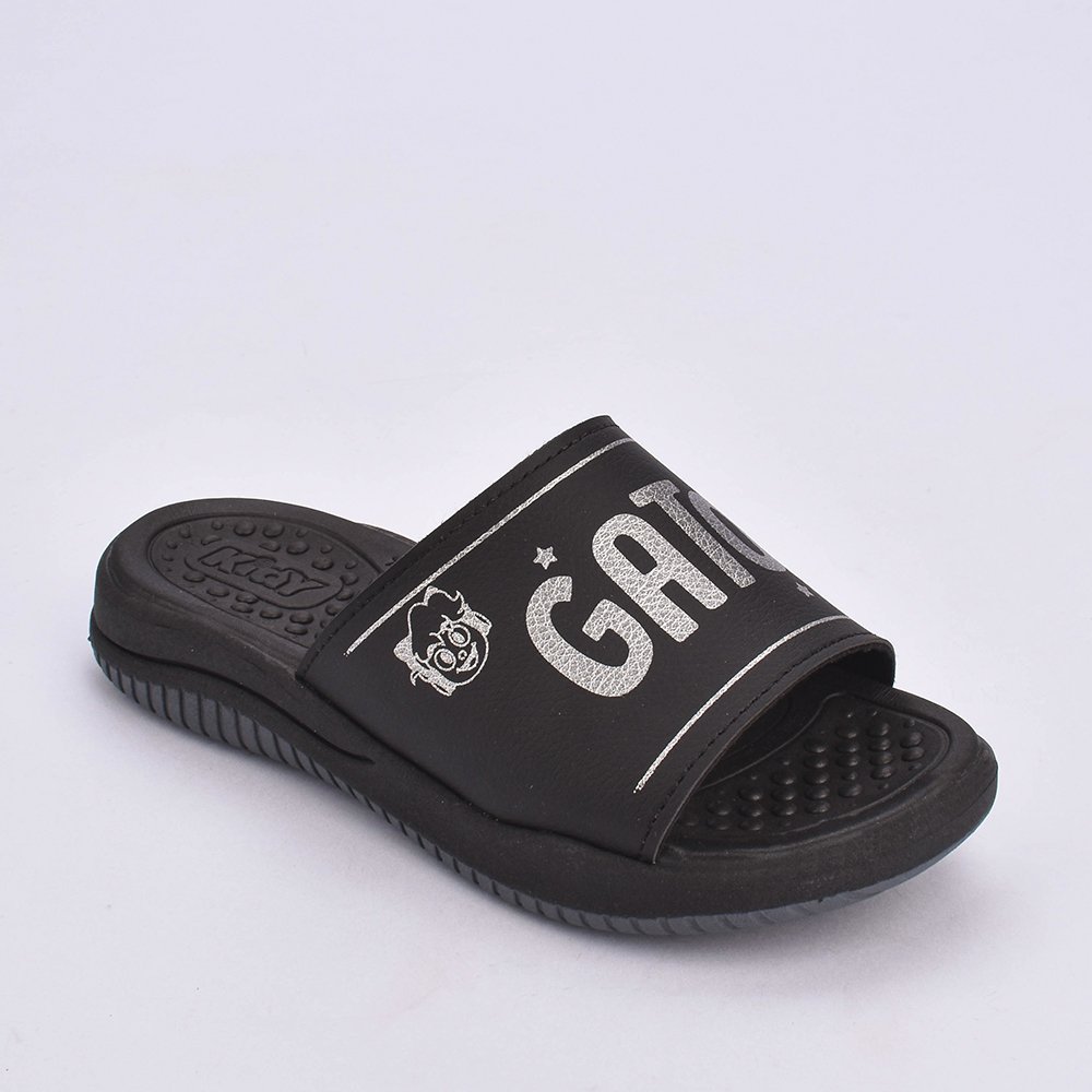 Chinelo Infantil Menino Kidy Gato Galactico Macio Antiderrapante Anatomico  Preto 2