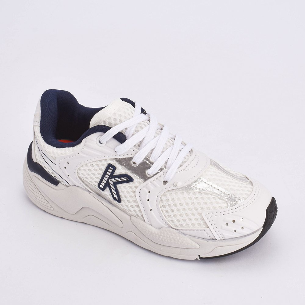 TENIS K360 RETRO BRANCO/AZUL Kidy Branco 2
