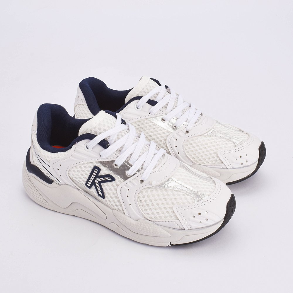 TENIS K360 RETRO BRANCO/AZUL Kidy Branco 3
