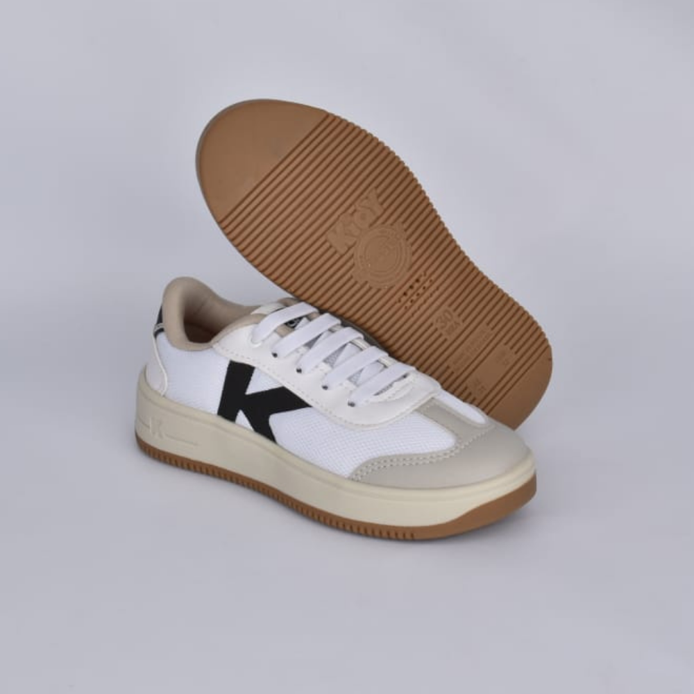 TENIS K360 NOVA YORK BRANCO/PRETO Kidy Branco/Areia 2