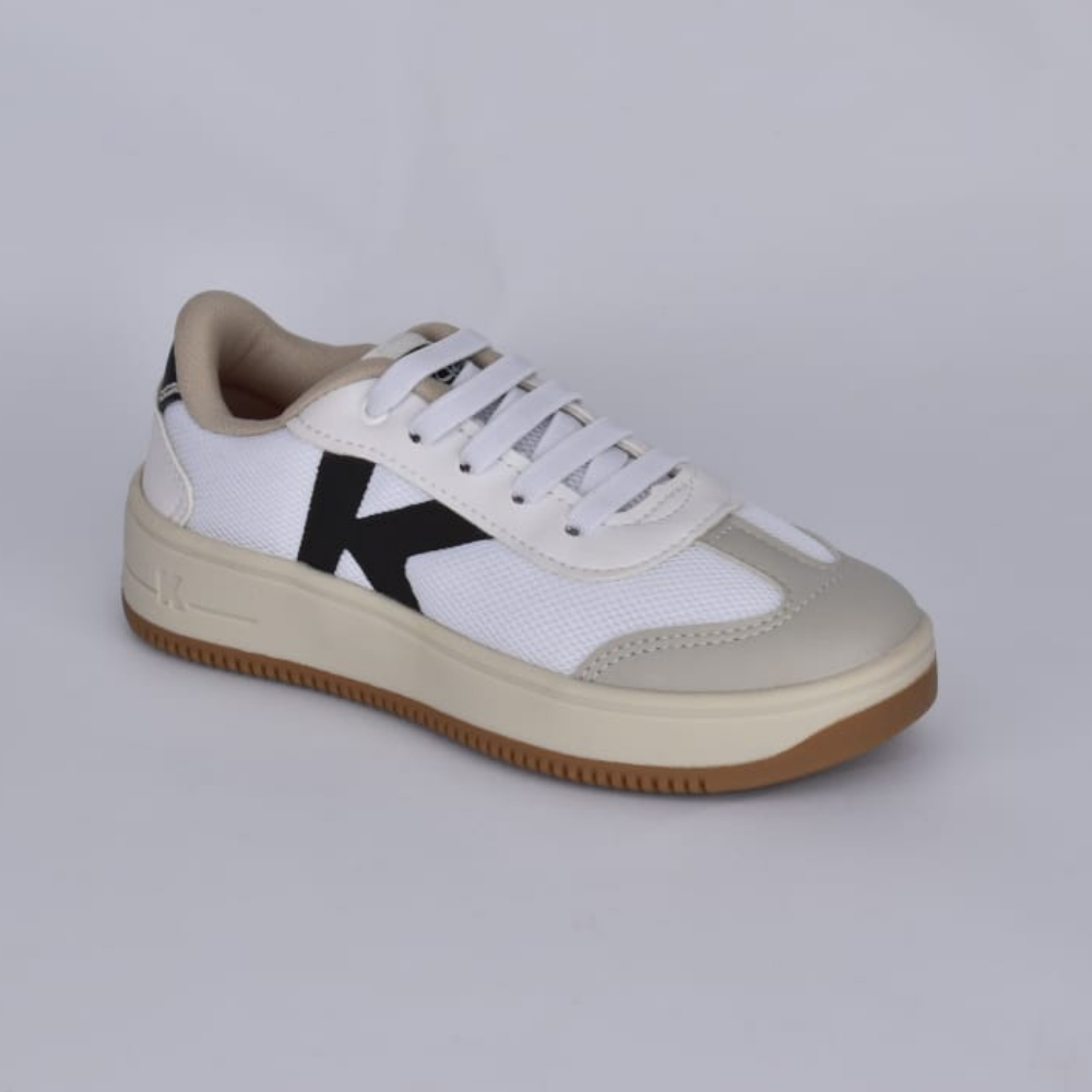 TENIS K360 NOVA YORK BRANCO/PRETO Kidy Branco/Areia 4
