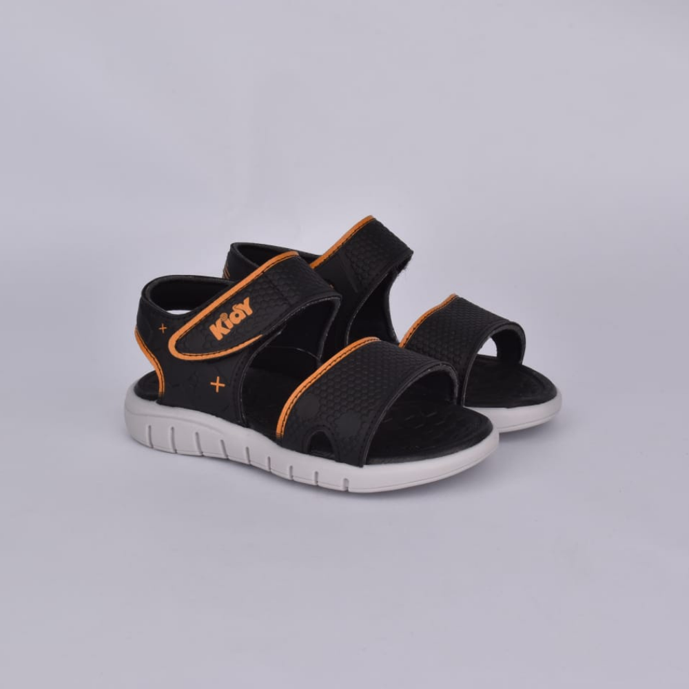 SANDALIA KIDY TOYS PRETO/LARANJA Kidy Preto/Laranja 3