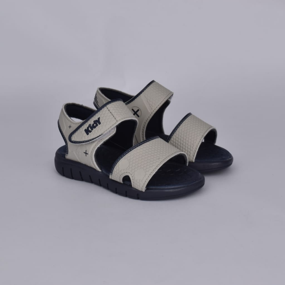 SANDALIA KIDY TOYS CINZA/MARINHO Kidy Azul Marinho/Bege 2