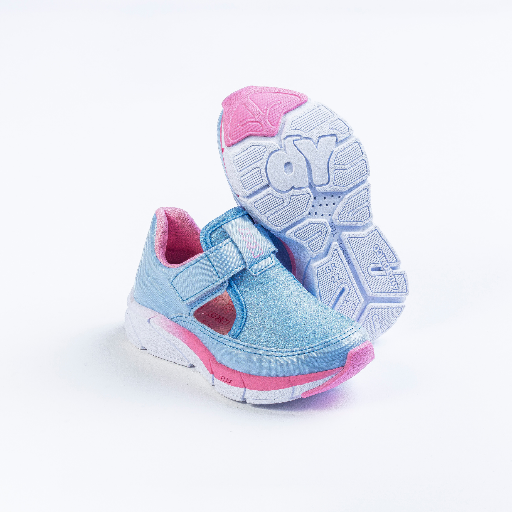 TENIS KIDY ENERGY BABY RESPITEC AZUL CLARO/ROSA Kidy Azul/Rosa 2