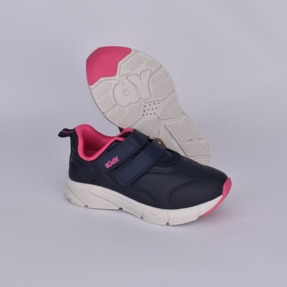 TENIS KIDY ENERGY BABY RESPITEC MARINHO/GLOSS Kidy Azul Marinho/Rosa 2