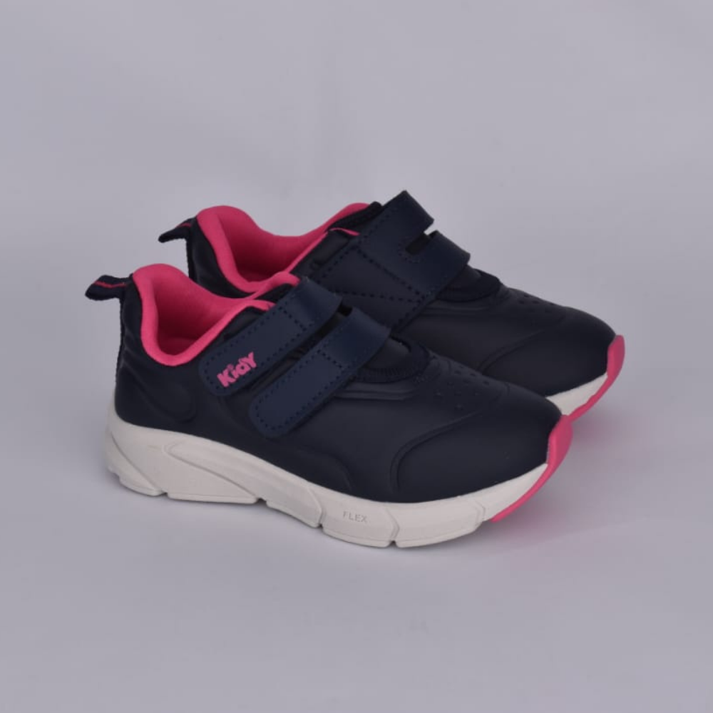 TENIS KIDY ENERGY BABY RESPITEC MARINHO/GLOSS Kidy Azul Marinho/Rosa 3