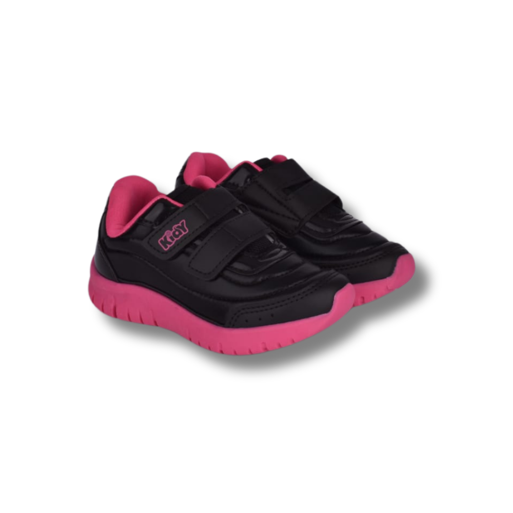 TENIS KIDY ULTRA FLEX PRETO Kidy Preto/Rosa 2