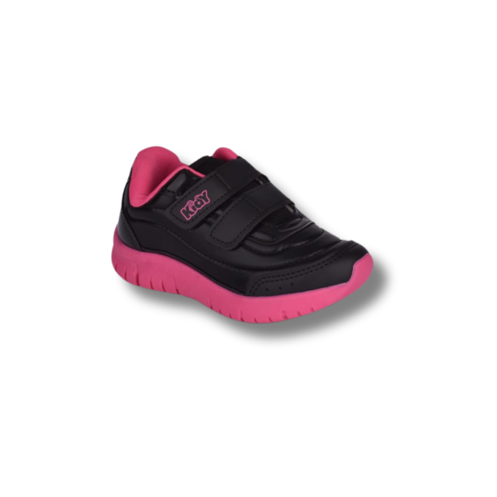TENIS KIDY ULTRA FLEX PRETO Kidy Preto/Rosa 3