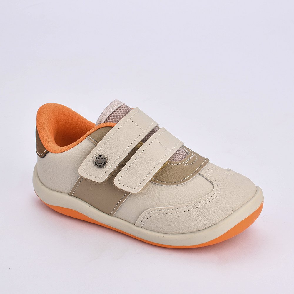 Tenis Kidy Colors Equilibrio Areia Taupe Laranja Bege/Taupe 2