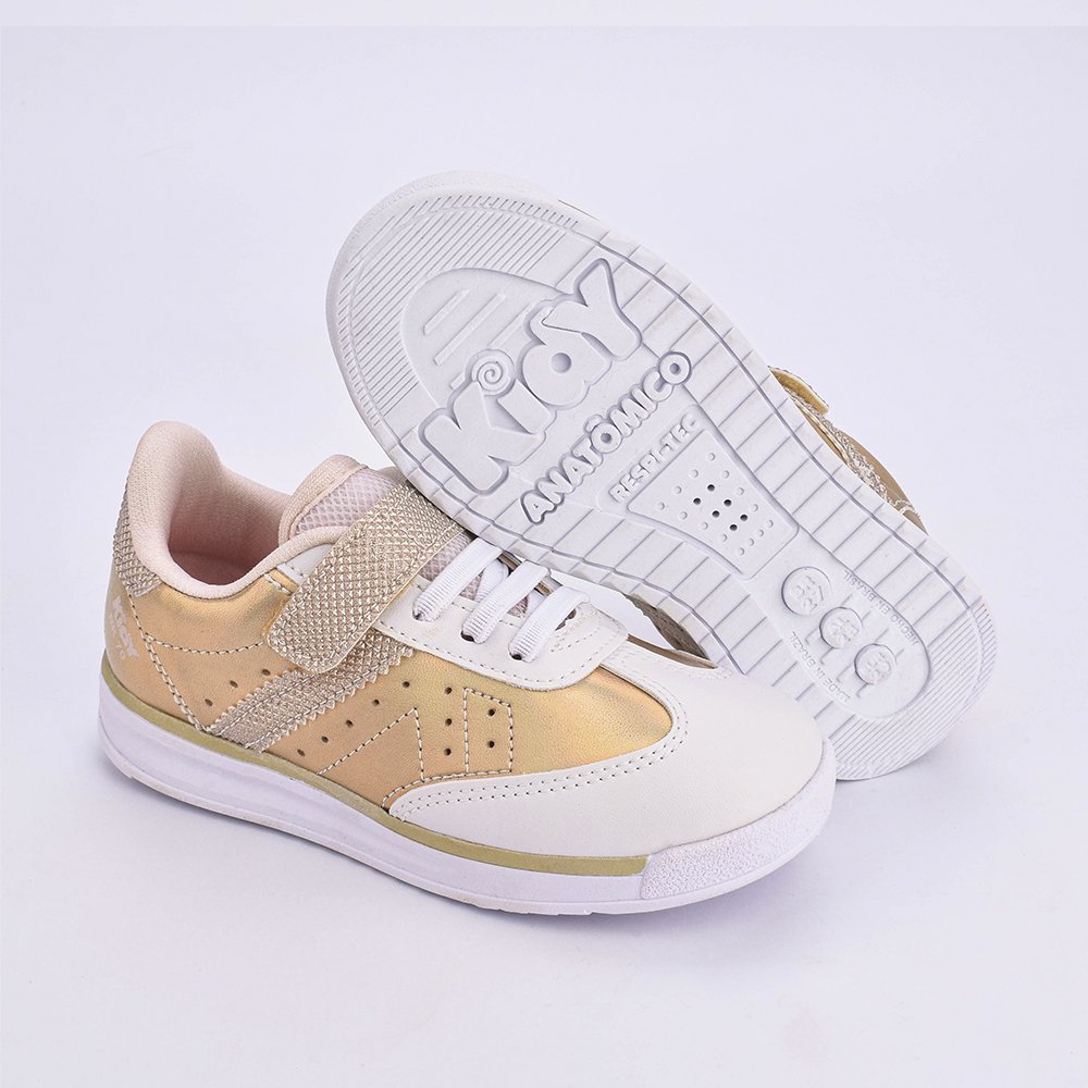 Tenis RK 70 Kidy Ouro Dourado 4