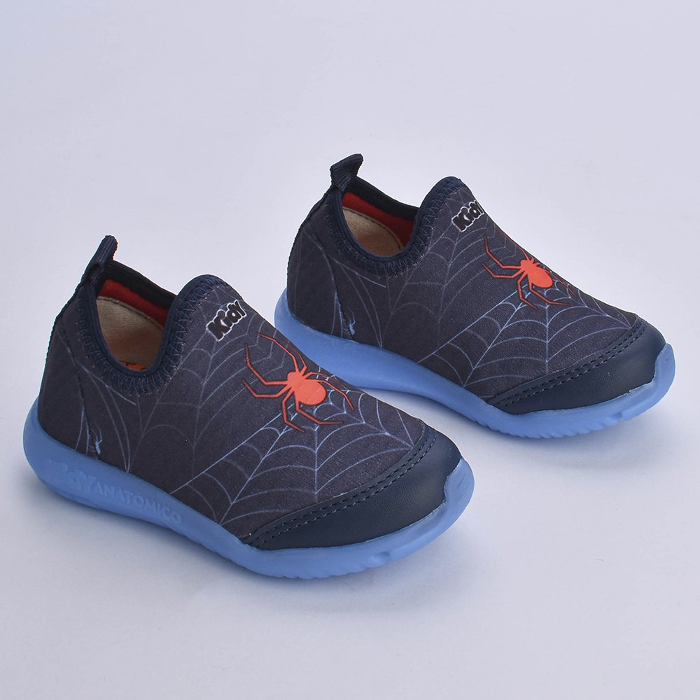 Tenis Kidy Flex Ligth Marinho e Vermelho Azul Marinho 3