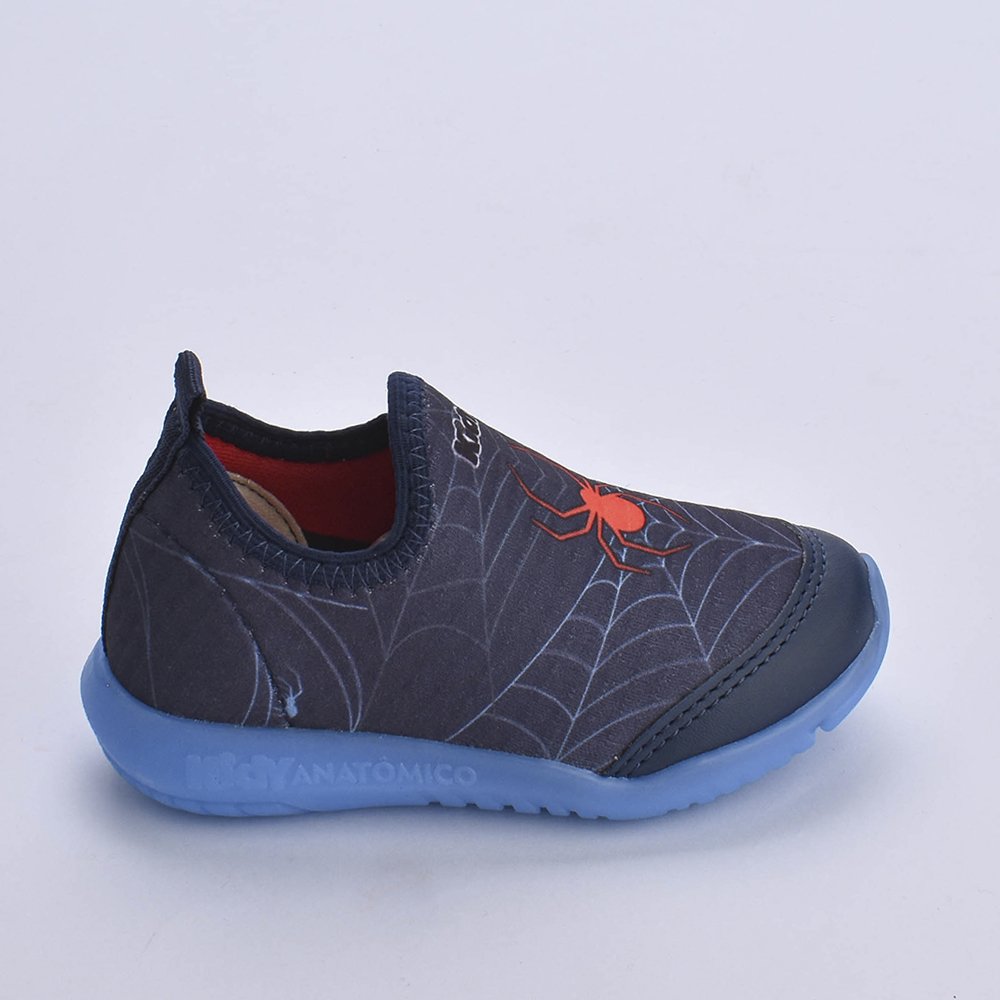 Tenis Kidy Flex Ligth Marinho e Vermelho Azul Marinho 5
